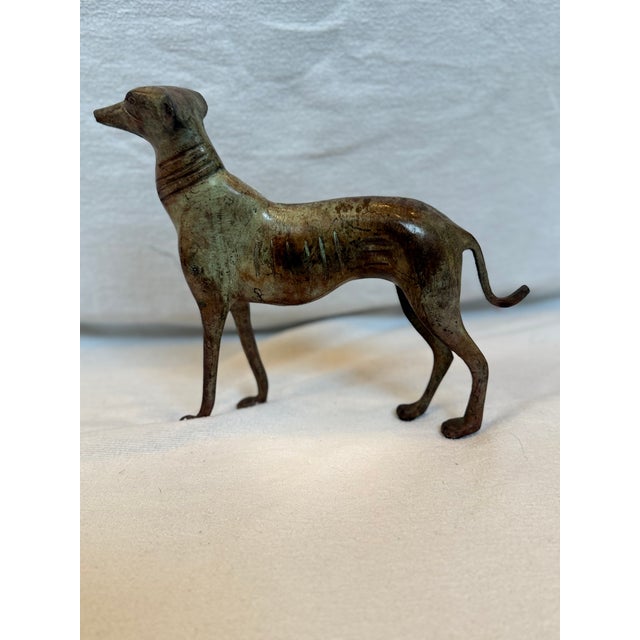 1940s Cast Iron Saluki For Sale - Image 9 of 12