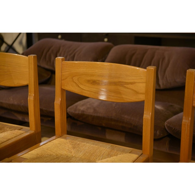 Elm Chairs from Maison Regain, 1960s, Set of 4, in Very Good conditions. Designed 1960 to 1969 I have official proof of...