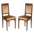 Set of Art Nouveau Walnut and Taupe Velvet Dining Chairs from Wiener Werkstatte For Sale - Image 10 of 10