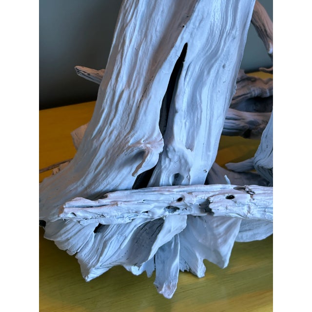 Late 20th Century Vintage Mid-Century Modern Sculptural Driftwood Lamp For Sale - Image 5 of 13