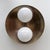 wonderful Binova-24 wall or ceiling light designed by Gallery L7, handcrafted and finished in Los Angeles from American...