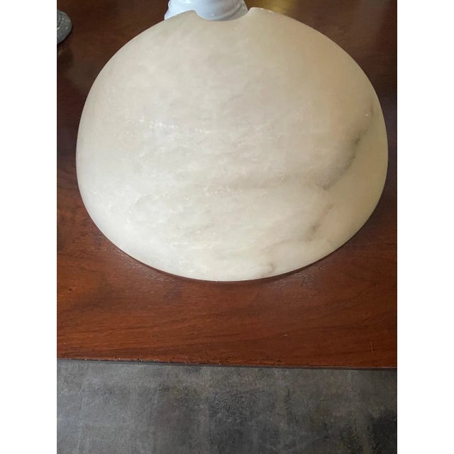 Contemporary 1990s Italian Bronze and Alabaster Shades Wall Sconce For Sale - Image 3 of 9