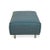 Grata 3-Seater Sofa and Ottoman in Petrol Blue Fabric from Rolf Benz, Set of 2 For Sale - Image 16 of 18