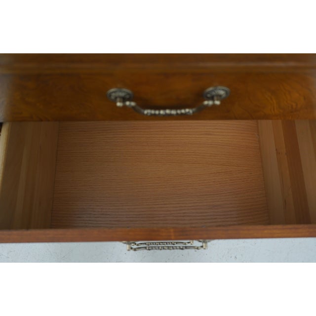 Pair Thomasville Walnut Finish Nightstands For Sale In Philadelphia - Image 6 of 18