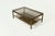 Brass and Smoked Glass 2-Tier Coffee Table, 1970s For Sale - Image 11 of 12