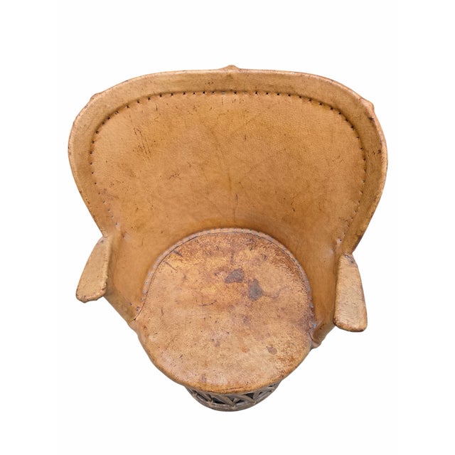 Mid 20th Century Vintage Native American Leather - Pair For Sale - Image 5 of 12