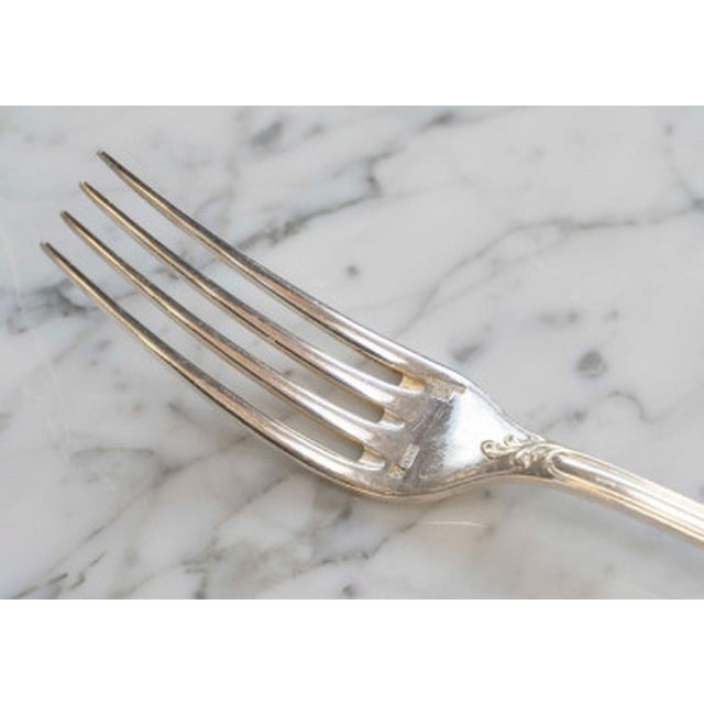 Metal Marly Silver-Plated Flatware Set from Christofle, Set of 113 For Sale - Image 7 of 18