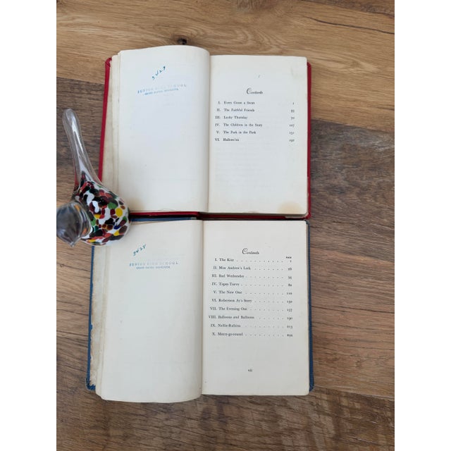 1930s First Edition Misspelling Authors Name P L Travers Mary Poppins Hardcover Children Book- Set of 2 For Sale - Image 5 of 11