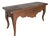 19th Century French Provincial Walnut Louis XV Style Bench For Sale
