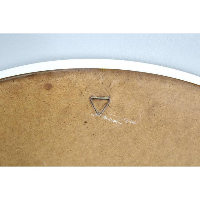 Italian Round Mirror, 1970s For Sale - Image 10 of 11