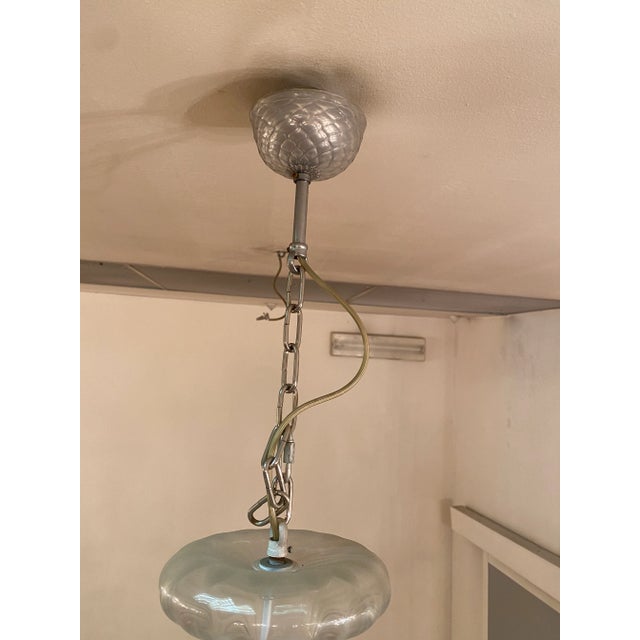 Vintage Italian Leaves Chandelier in Murano Style Glass For Sale - Image 12 of 12