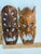 Pair of Vintage Philippine Hand-Carved Monkey Pod Wood Dragon & Demon Wall Masks For Sale - Image 12 of 12