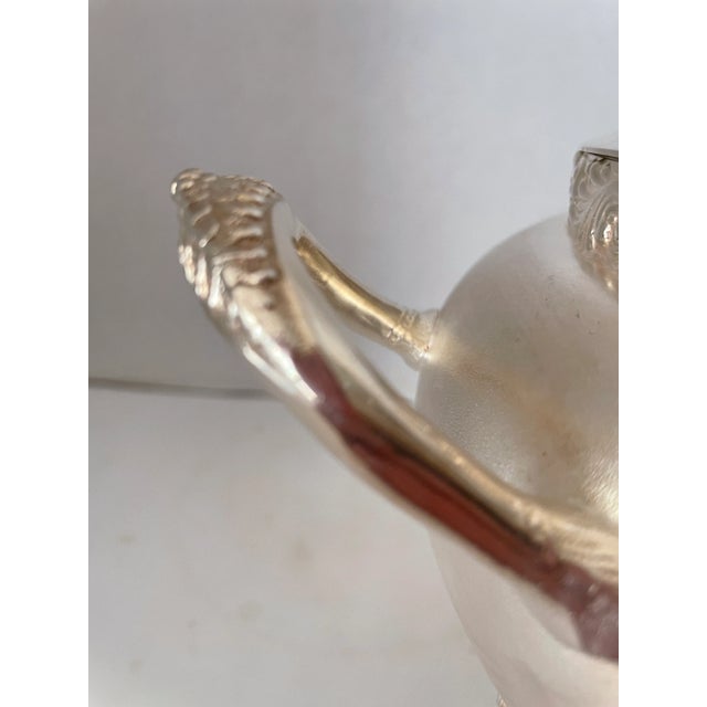 1930s Art Deco Silverplate Decorative Quadruple Soup Tureen with Lid For Sale In Phoenix - Image 6 of 10