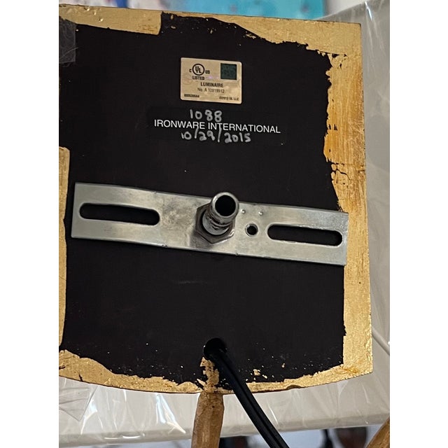 Per markings on back plate these Capri Sconces were made in October 2015 by Ironware International and bear the model...