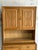 Brown Vintage Danish Oak Hutch Cabinet in Style of Henning Mid Century Storage Display Cabinet For Sale - Image 8 of 8