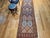 Textile Antique Persian Varamin Kilim Runner, Handwoven Wool, Caucasian Geometric Pattern, 3x12 For Sale - Image 7 of 17