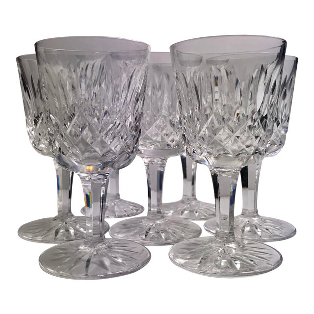1950s Vintage Waterford Crystal Lismore Cocktail/Cordial Glasses Set