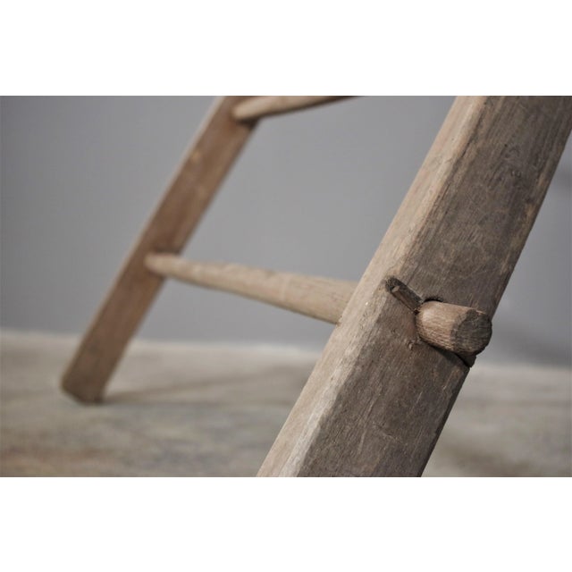 Fir & Beech Wood Ladder For Sale - Image 3 of 14