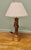 Sculpture Materials Large Italian Corinthian Column Table Lamp, 1960 For Sale - Image 7 of 8