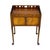 18th Century Style Side Table with Gallery Top and Storage, English A handsome mahogany drinks table we will call it, of...