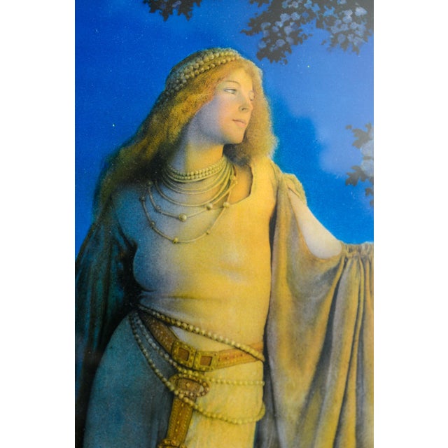 Maxfield Parrish Enchantment Original Lithograph C.1920s Framed Print 16x24 For Sale - Image 13 of 17