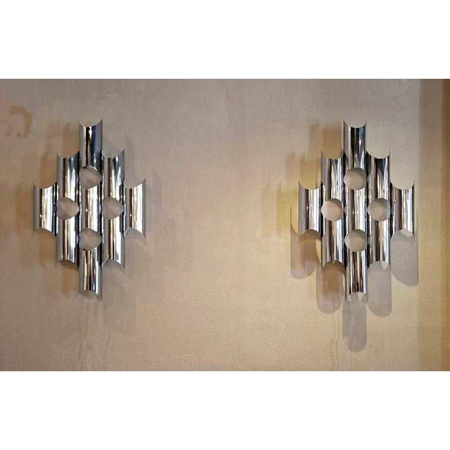 Wall Lamps by Goffredo Reggiani for Reggiani, 1970s, Set of 2 For Sale - Image 6 of 10