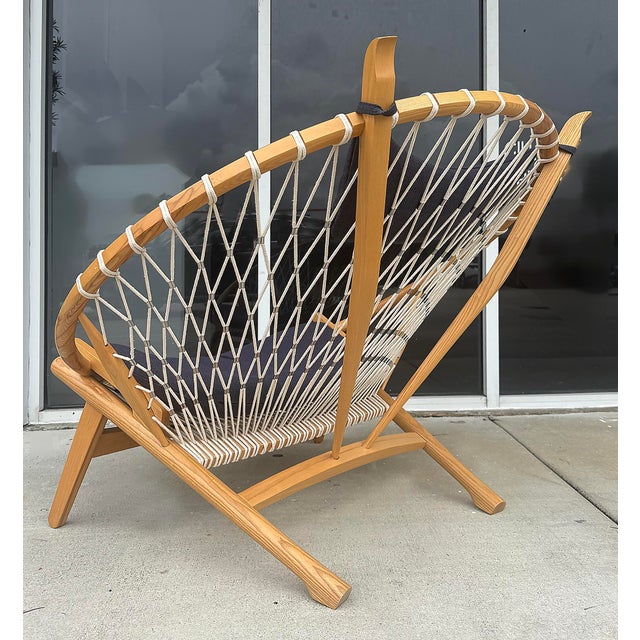 Modern Pp130 Teak Circle Chair, Hans J. Wagner, Pp Møbler For Sale In Miami - Image 6 of 11