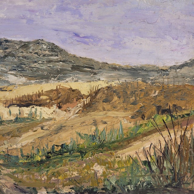 Raimundo De Blas, Spanish Landscape, 1950s, Oil on Canvas, Framed For Sale - Image 9 of 18