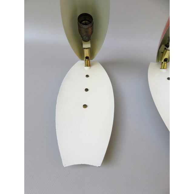 Space Age Brass Wall Lights from Kaiser, 1960s, Set of 2 For Sale - Image 14 of 18