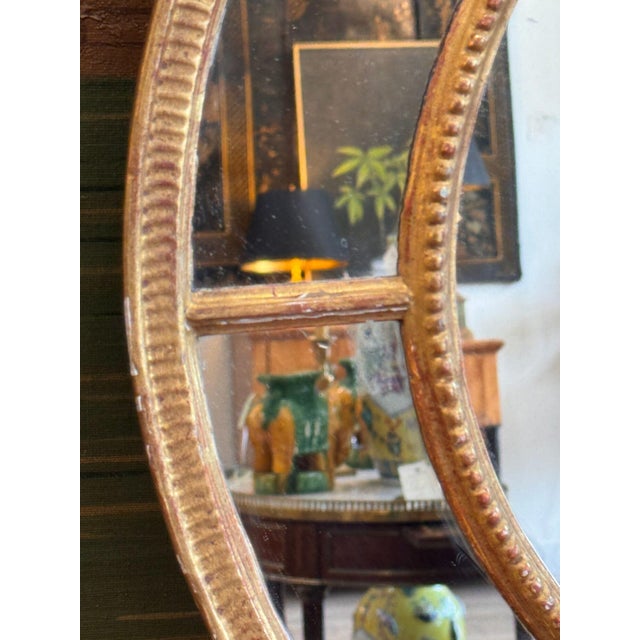 18th Century George III Giltwood Circular Mirror For Sale - Image 6 of 9