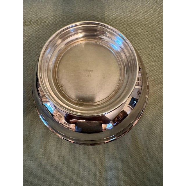 Modern Mid 20th Century Gorham Silverplate Footed Serving Bowl For Sale - Image 3 of 7