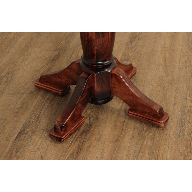 Brown Rustic Style Round Top Bistro Table For Sale - Image 8 of 12