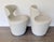 Pair of B&b Italia Mini Papilio Beige Leather Swivel Chairs For Sale In New York - Image 6 of 10