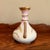 Antique Rudolstadt Germany Hand Painted Porcelain Vase For Sale - Image 4 of 8