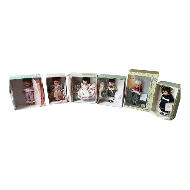 Set of 6, Large Collection of Madame Alexander Dolls, Beatrice Alexander 1923 For Sale