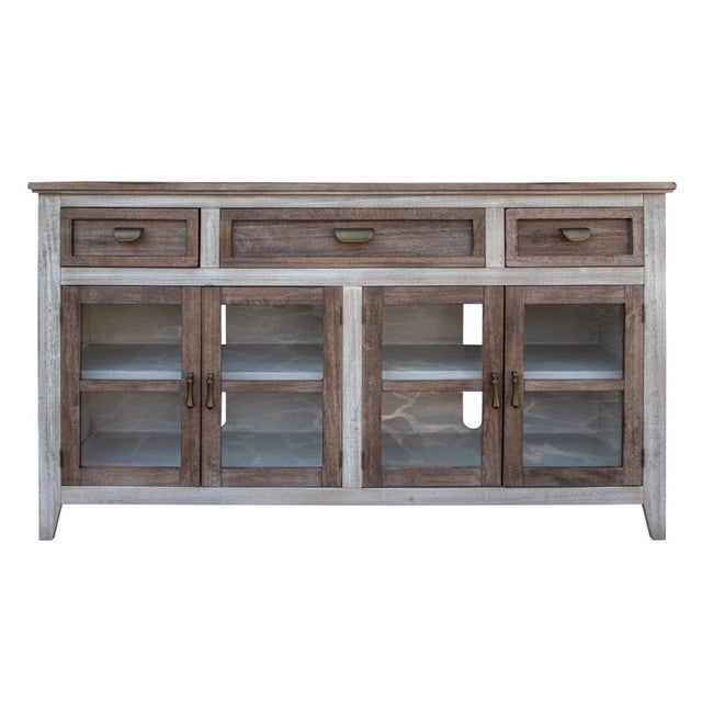 Sahara Solid Wood Rustic Console Table For Sale In Chicago - Image 6 of 6