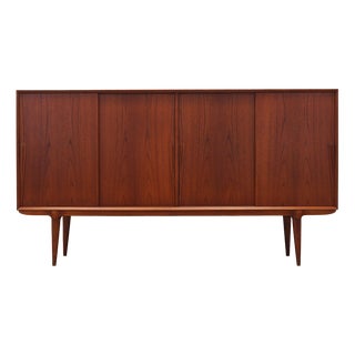 Danish Teak Highboard by Omann Jun, 1970s For Sale