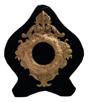 French Empire Bronze Clock Stand, 1890s