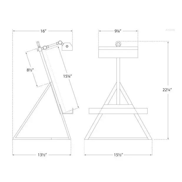 Visual Comfort Alexa Hampton for Visual Comfort Signature Estelle Display Lamp in Natural Brass For Sale - Image 4 of 4