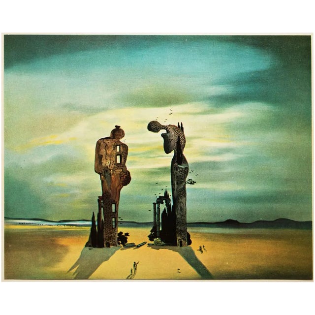 1957 After Salvador Dali "The Atavism of the Angelus of Millet" First Edition Period Photogravure For Sale