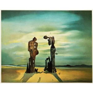 1957 After Salvador Dali "The Atavism of the Angelus of Millet" First Edition Period Photogravure