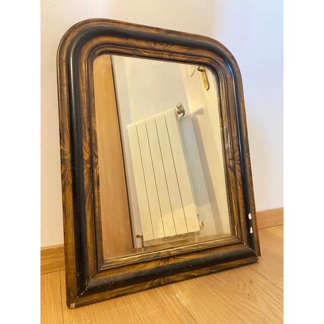 Louis Philippe Style Wooden Mirror, 1800s For Sale - Image 12 of 12