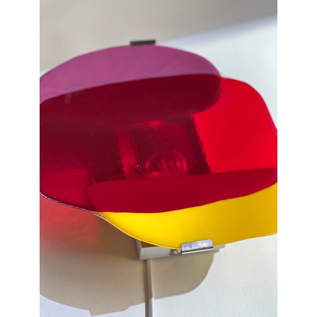 Contemporary Handcrafted Glass Wall Light by Olga Meyzinger For Sale - Image 3 of 7