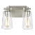 Sean Lavin by Visual Comfort Studio Mercer 2-Light Vanity, Satin Nickel For Sale