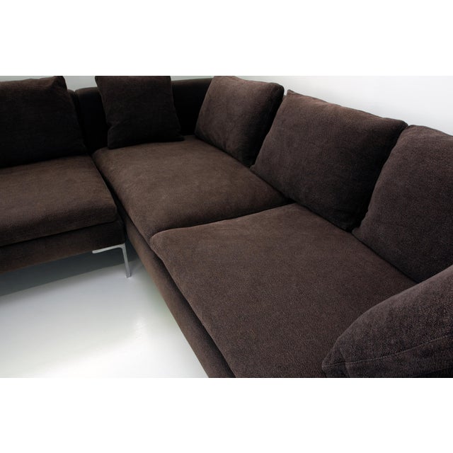 Charles Sofa Set by Antonio Citterio for B&B Italia, 2010s, Set of 2 For Sale - Image 9 of 16