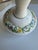 Ceramic Italian Hand-Painted Ceramic Floral Candlestick Holders - Pair For Sale - Image 7 of 9