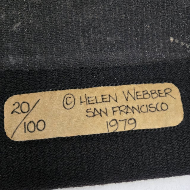 Limited Edition Tapestries Helen Webber 1979 Number 20/100 Jungle/on the Way to the Ark Piece 1 & 3 For Sale - Image 13 of 18