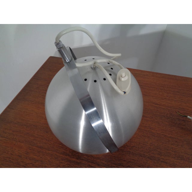 Silver Adjustable Space Age Ceiling Lamps, 1960s, Set of 2 For Sale - Image 8 of 18