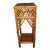 Vintage Bamboo Plant Stand / Table With Lattice Work For Sale