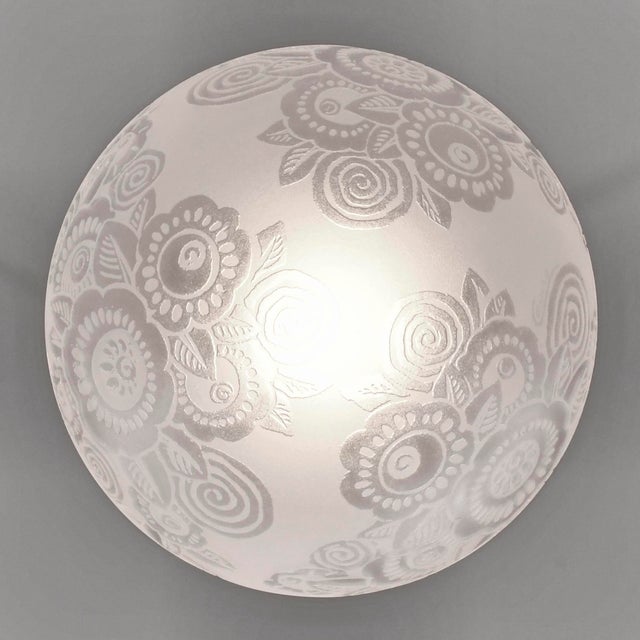 French Art Deco Pendant Light by Leune - 1925 France For Sale - Image 10 of 16